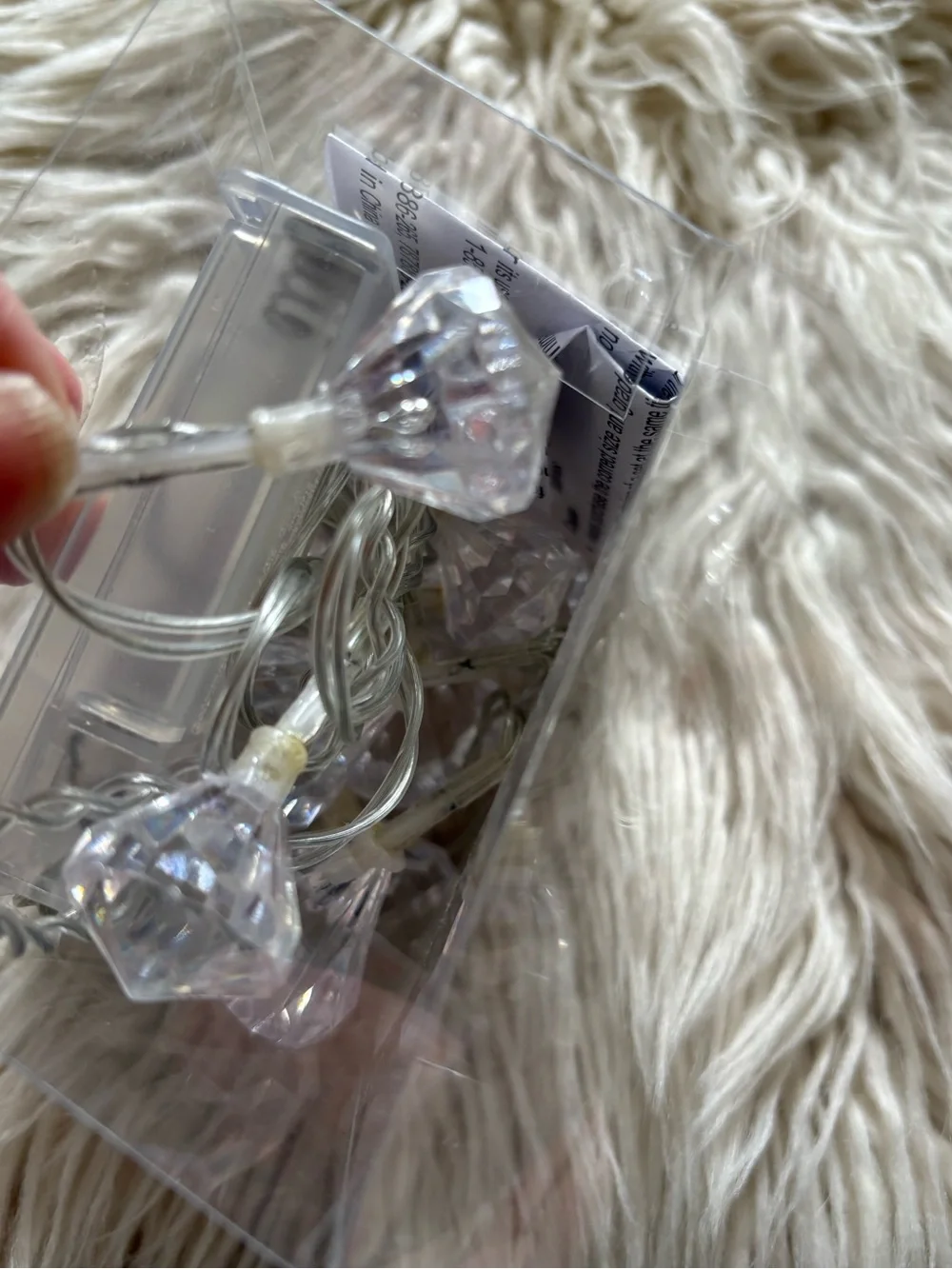 New Target String Lights 8 Warm White LED Indoor Light 2 Pack Sets NIB Diamond